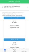 Afrika Selatan ramalan cuaca screenshot 3