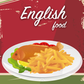 Inglés comida libro de cocina