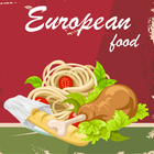 Cuisine européenne recettes icône