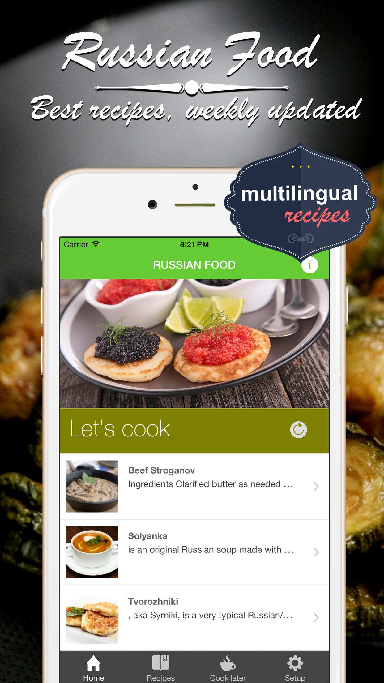 Russische Küche, Rezepte für Android - APK herunterladen Russische Küche, Rezepte für Android - APK herunterladen