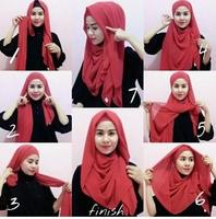 Hijab Tutorial Muslimah 스크린샷 2