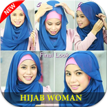 Hijab woman photo montage