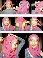 hijab tutoriel pashmina Affiche