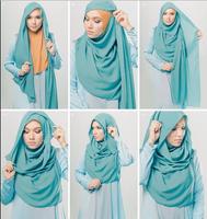 Hijab pashmina tutorial Affiche