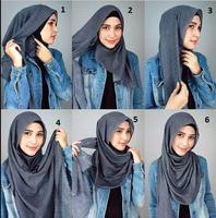 Hijab pashmina tutorial capture d'écran 1