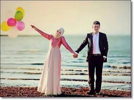 Hijab Wedding Couple New Affiche