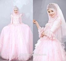 Hijab Wedding Dress Affiche
