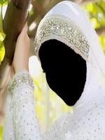 wedding hijab frame Affiche