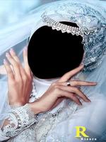 wedding hijab frame capture d'écran 1