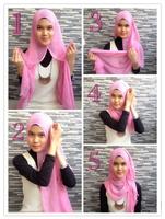 easy hijab tutorials syot layar 2