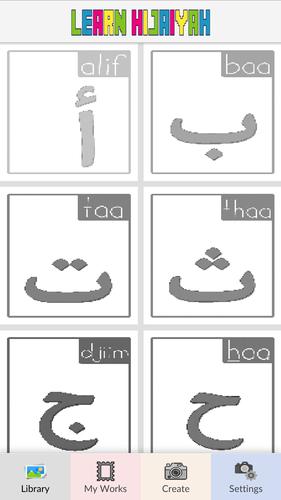 Alphabet Hijaiyah Pixel Art Coloring By Number For