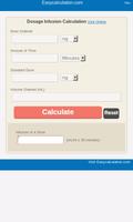 Infuse Dose Rate Calculator screenshot 1