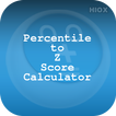 Percentile to Z Score Calci