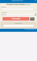 Percentile to Z Score poster