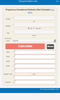 Pregnancy Diabetes Calculator poster
