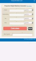 Propoints Weight Watchers Calc screenshot 1