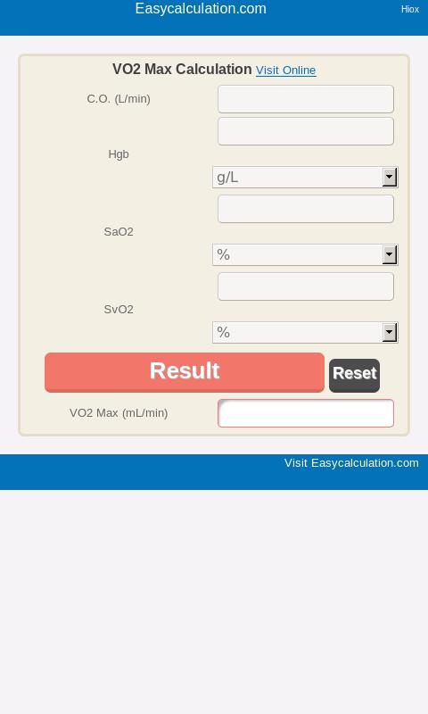 Vo2 Max Calculator For Android Apk Download