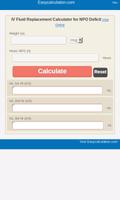IV Fluid Replacement Calci screenshot 1