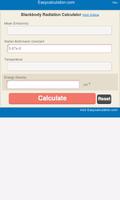 Blackbody Radiation Calculator poster