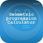 Geometric progression Calc icône