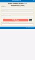 Geometric progression Calc capture d'écran 2
