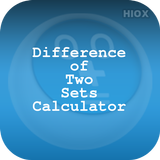 Set Difference Calculator icon