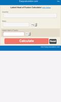 Latent Heat of Fusion Calc poster
