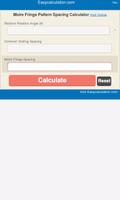 Moire Fringe Space Calculator screenshot 1