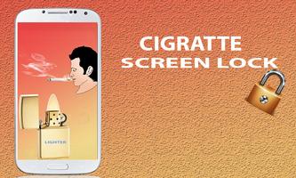 Cigarette Smoke Lock Screen-poster