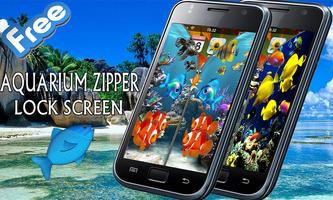 Aquarium Zipper Screen lock पोस्टर