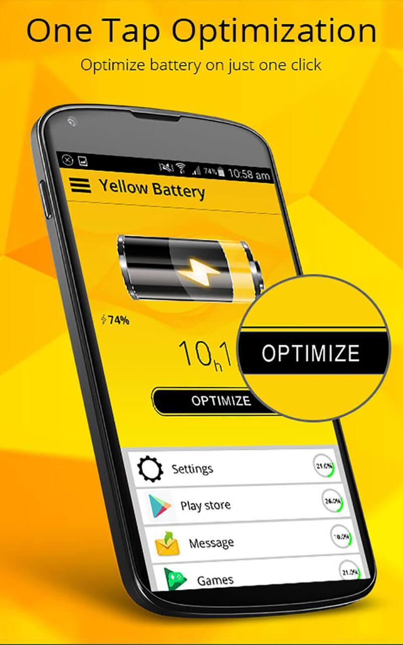 Yellow Battery (battery saver) for Android - APK Download