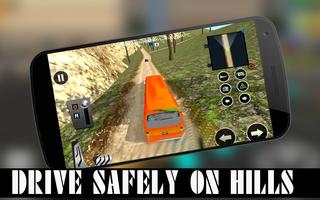 Bus Transport Off Road Uphill Driving Simulator 3D Affiche