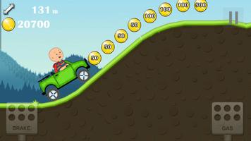 Hill Climb Caillou Adventure capture d'écran 1