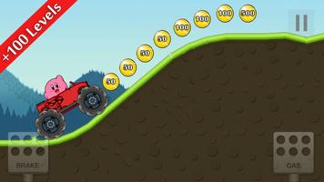 برنامه‌نما Hill Climb Kirby Racing عکس از صفحه