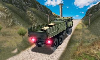 Off Road Army Truck Affiche