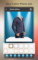 Man T-shirt Photo Suit постер