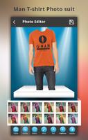 Man T-shirt Photo Suit screenshot 1