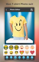 Man T-shirt Photo Suit скриншот 2