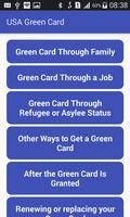 USA Green Card plakat