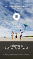 Hilton Head Island Compass Affiche