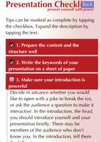 Presentation Checklist screenshot 1