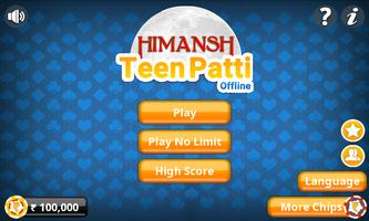 Teen Patti Offline Indian Poker Affiche