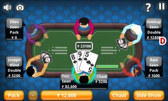 Teen Patti Offline Indian Poker capture d'écran 2