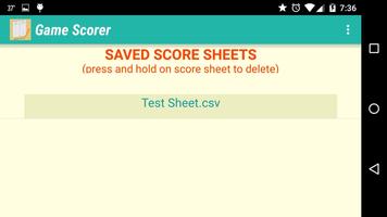 Game Scorer screenshot 3