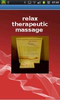 Relax Therapeutic Massage الملصق