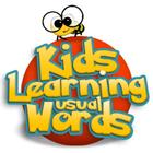 Kids Learning English Usual Words Free أيقونة