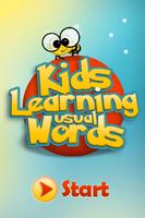 Kids Learning Usual Words Free poster