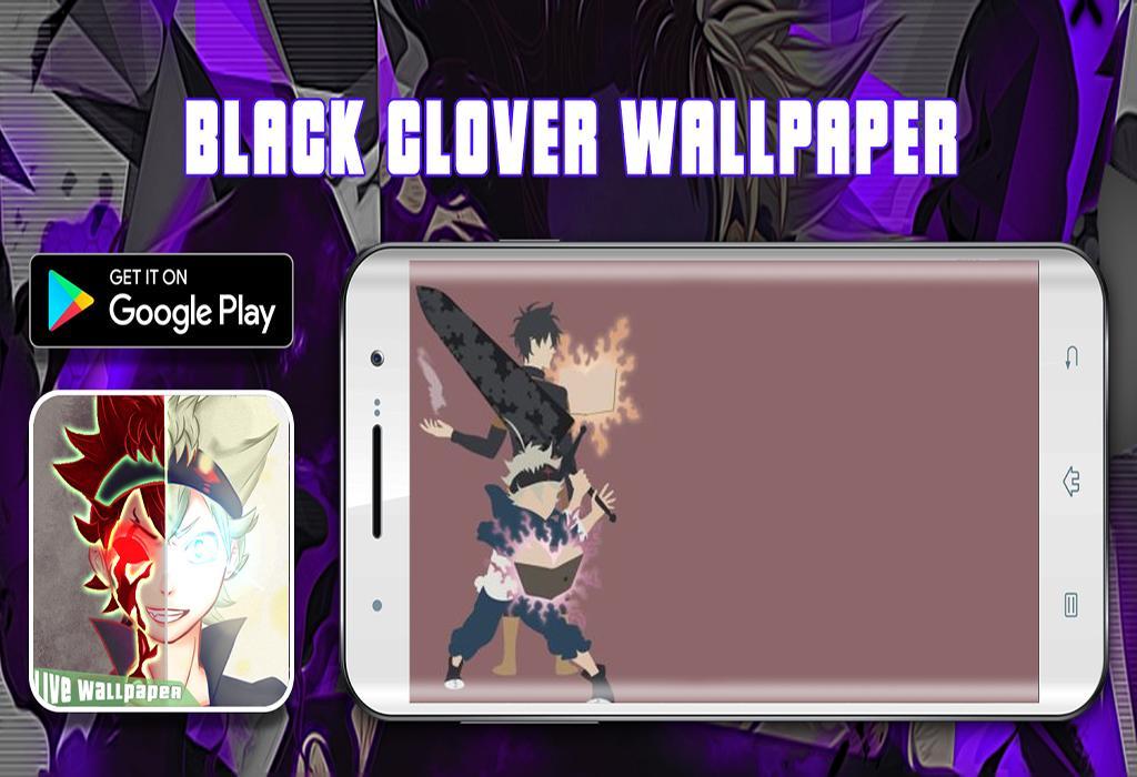 Live wallpaper Black Clover / Asta / interface personalization