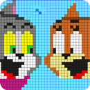 Color By Number Sandbox Tom Coloring Jerry APK