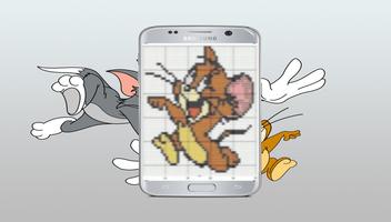 Color By Number Sandbox Tom Coloring Jerry screenshot 2